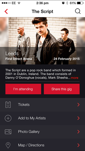 Image 1 for Gigs and Tours
