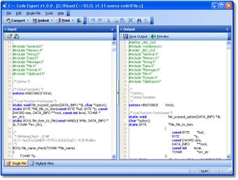Image 0 for C++ Code Export