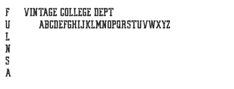 Image 0 for Vintage College Dept Worn