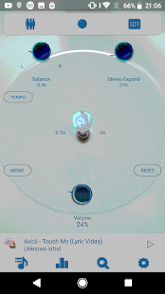 Image 2 for Poweramp Skin v3 disk whi…