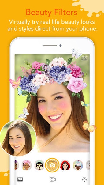 Imagen 3 para YouCam Fun - Live Selfie …