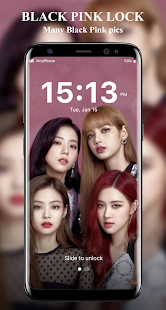 Imagen 3 para BlackPink Pattern Lock Sc…
