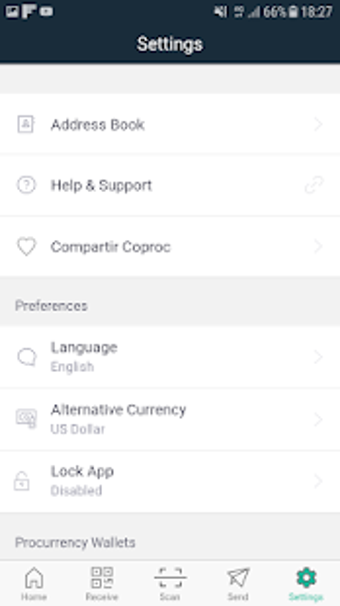 Imagen 0 para Coproc Wallet