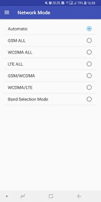 Image 3 for Network Mode Samsung