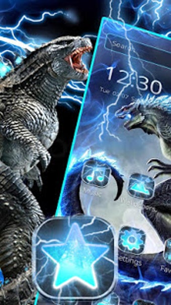 Image 2 for Neon Godzilla Thunder The…