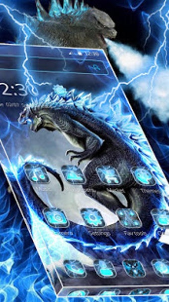 Image 1 for Neon Godzilla Thunder The…