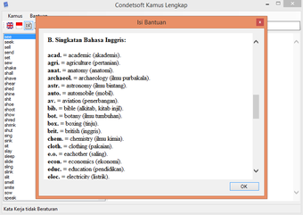 Image 4 for Condetsoft Kamus Lengkap