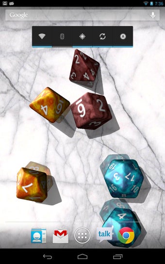 Imagen 2 para Dynamic Dice (App & Wallp…