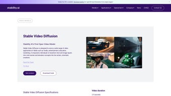 Image 0 for Stable Video Diffusion