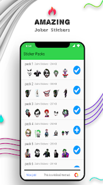 Image 1 for WAStickerApps - Joker Sti…
