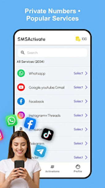 Image 0 for SMSActivate: Virtual SMS …