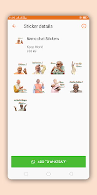 Image 3 for Modi Stickers for Whatsap…