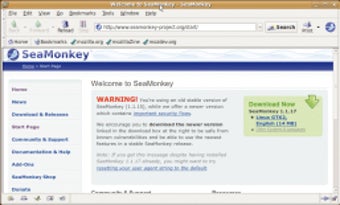 Image 0 for SeaMonkey Beta for Linux …