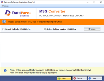 Imagen 0 para DataVare MSG to PDF Conve…