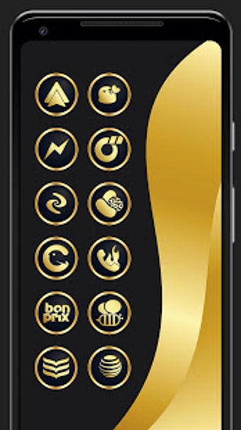 Image 3 for Gold & Black Icon Pack 90…