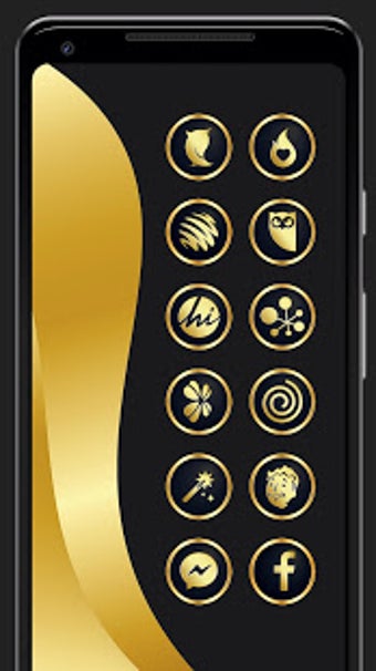 Image 0 for Gold & Black Icon Pack 90…