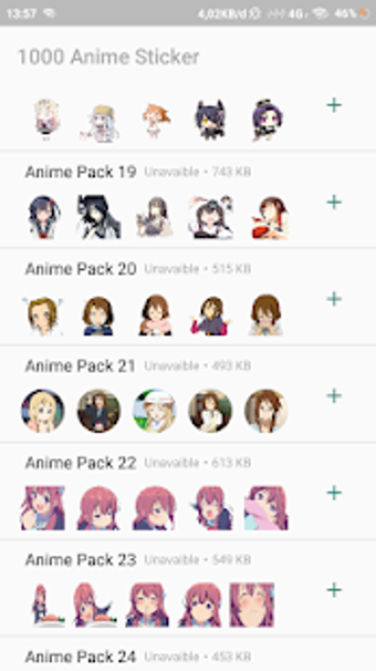 Imagen 2 para +1000 Anime Sticker For W…