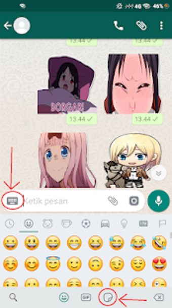 Imagen 1 para +1000 Anime Sticker For W…
