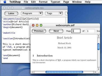 Image 0 for TeXShop