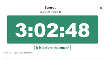 Image 2 for Official MyZmanim App