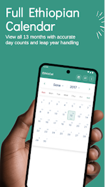 EthioCal Ethiopian Calendar For Android Free Download And Software 