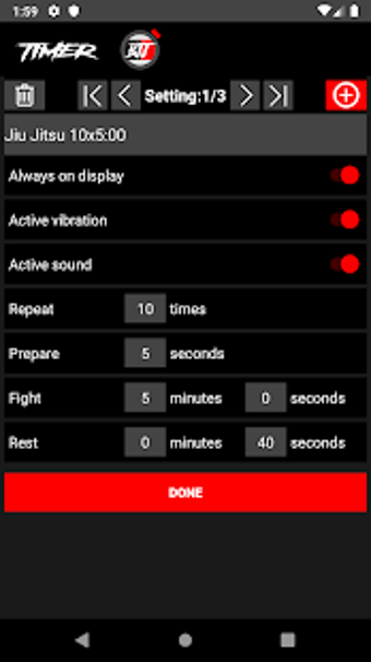 Image 1 for Timer BJJ - Interval Time…
