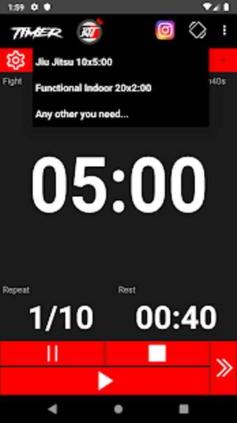 Image 0 for Timer BJJ - Interval Time…