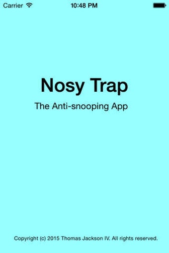 Image 0 for Nosy Trap, the anti snoop…