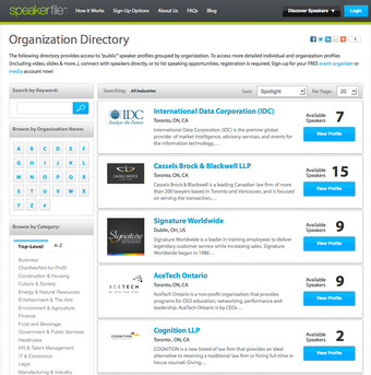 Image 1 for Speakerfile for Organizat…