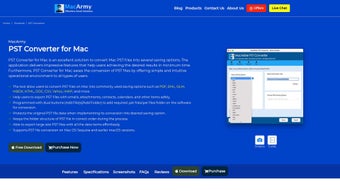 Image 0 for MacArmy PST Converter
