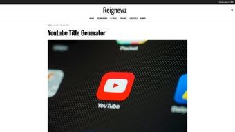 Image 0 for YouTube Titles by Reignew…