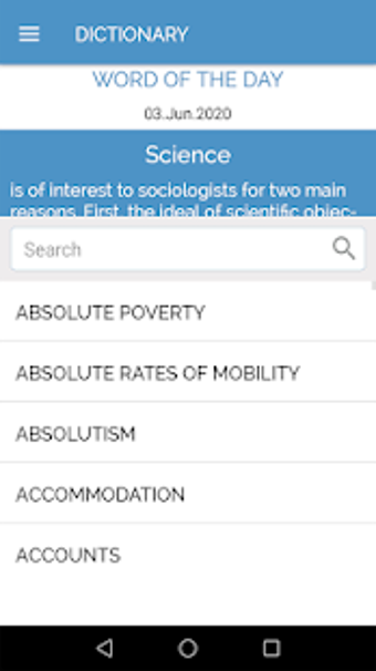 Image 0 for Sociology Dictionary Offl…