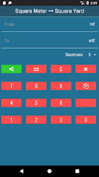 Image 0 for Square Meter to Square Ya…