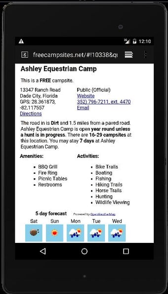 Image 0 for Free Campsites