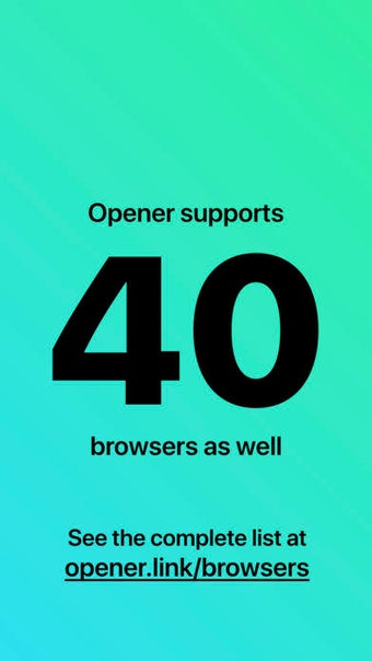 Image 0 for Opener open links in apps