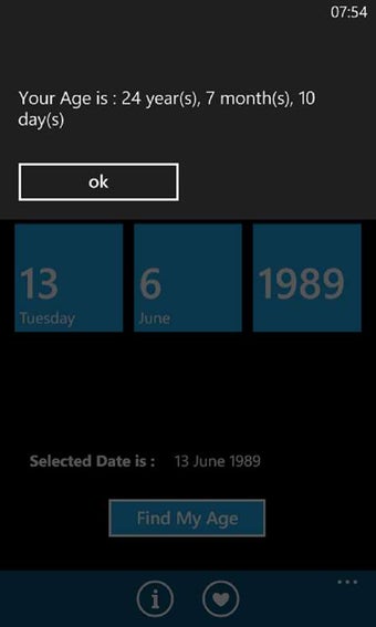 Image 2 for Age Calculator for Window…
