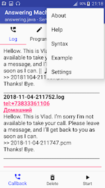 Image 1 for Answering Machine Pro