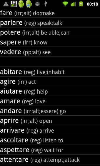 Image 2 for Italian Verbs