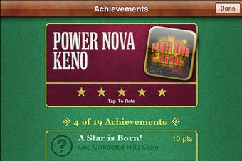 Image 2 for Power Nova Keno for iPad