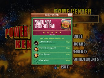 Image 6 for Power Nova Keno for iPad