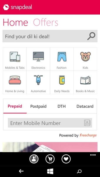 Imagen 0 para Snapdeal for Windows 10