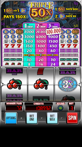 Imagen 2 para Triple 50x Pay Slot Machi…