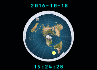 Image 2 for Flat Earth Sun/Moon Clock