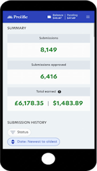 Image 0 for Prolific Survey Rewards