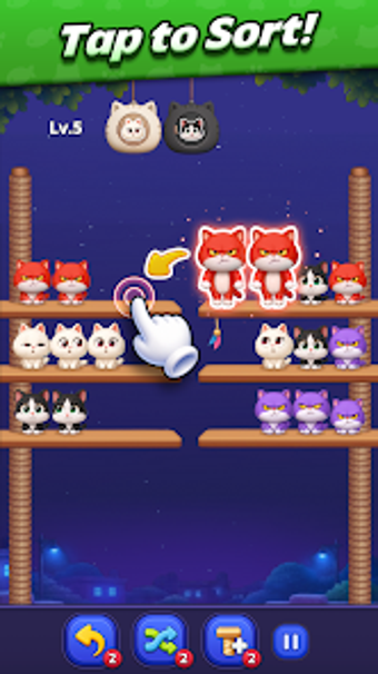 Image 0 for Cat Sort Jam