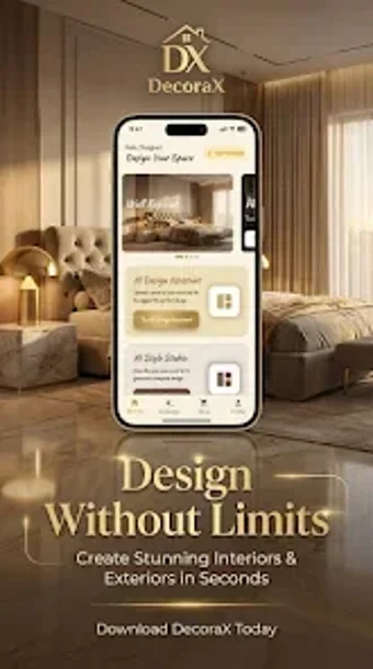 Image 0 for DecoraX - AI Interior App