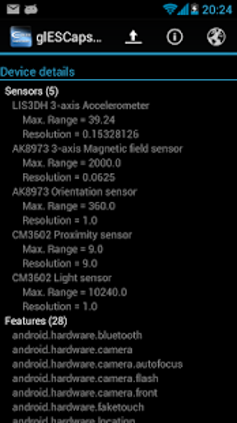 Image 1 for OpenGL ES CapsViewer