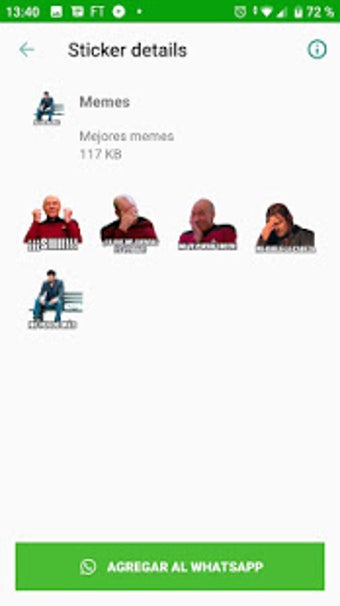 Imagen 1 para Memes con Frases Stickers…