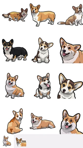 Image 1 for CorgiMojis - Corgi Emoji …