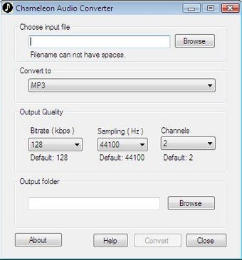 Image 0 for Chameleon Audio Converter